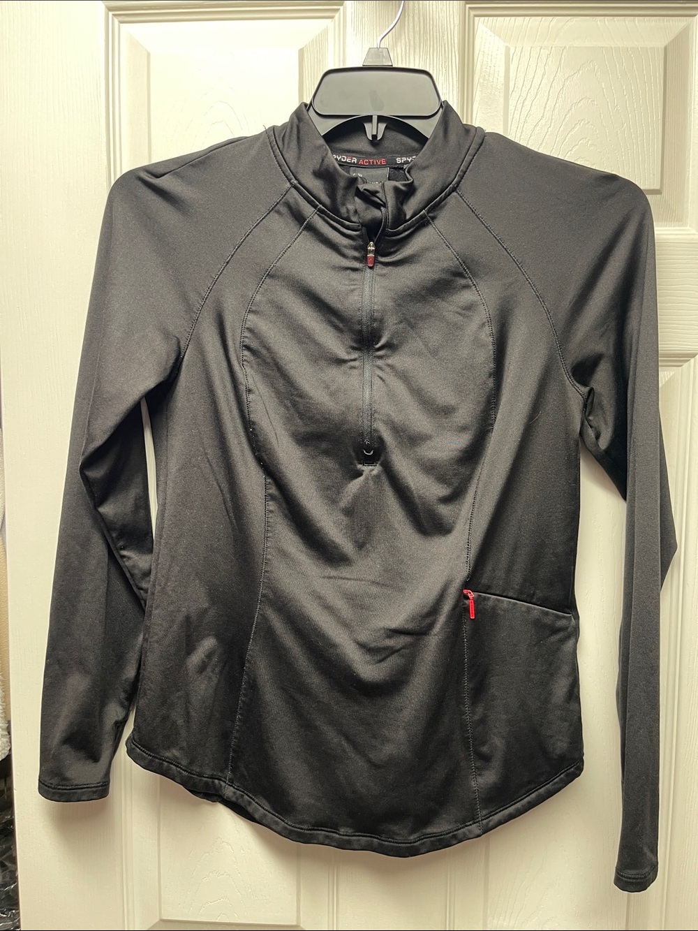 Spyder Women’s Black Half-Zip Ski Top